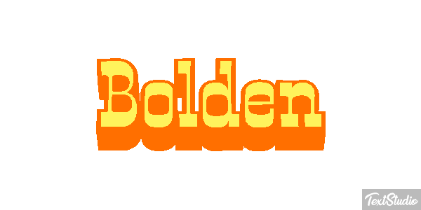 Bolden Effetto testo