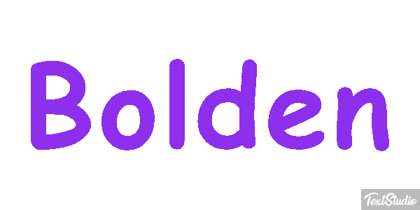 Bolden Effetto testo
