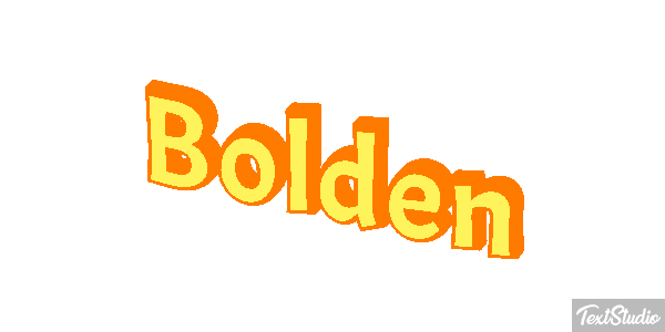 Bolden Effetto testo