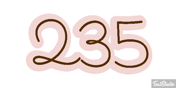 235 Текстовый эффект