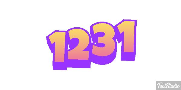 1231 Efeito do texto
