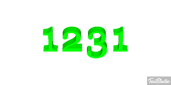 1231 Efeito do texto
