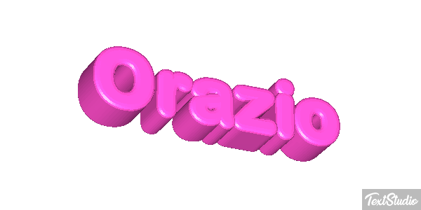 Orazio Tekst effect