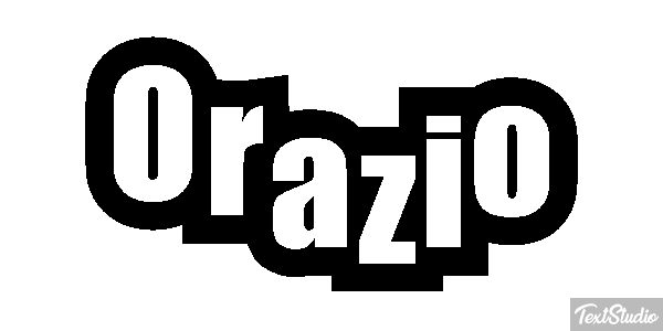 Orazio Tekst effect