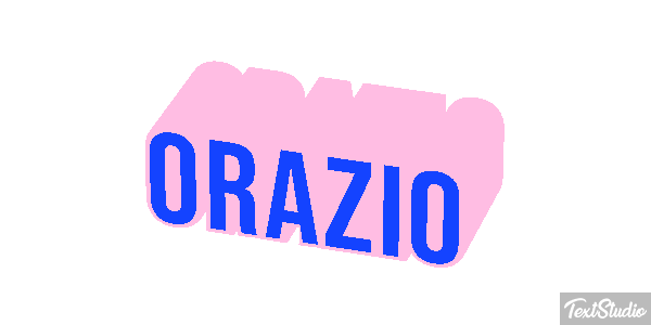 Orazio Tekst effect