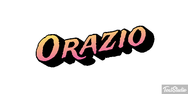 Orazio Tekst effect