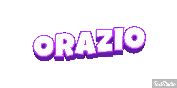 Orazio Tekst effect