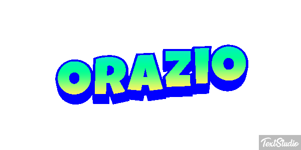 Orazio Tekst effect