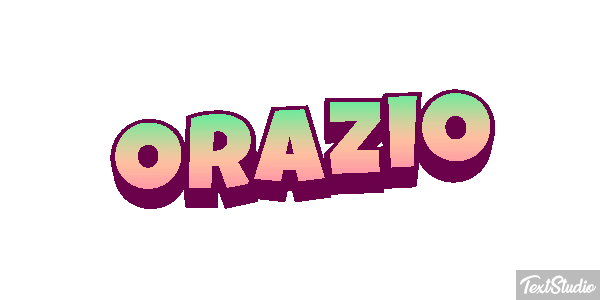 Orazio Tekst effect