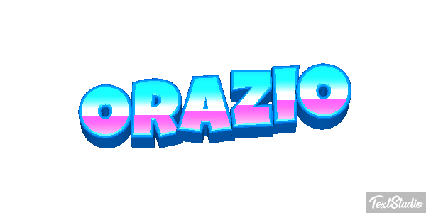 Orazio Tekst effect