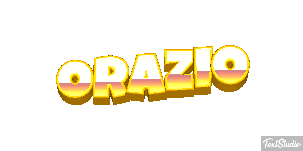 Orazio Tekst effect