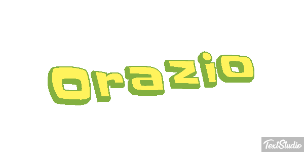 Orazio Tekst effect