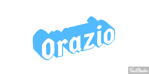 Orazio Tekst effect