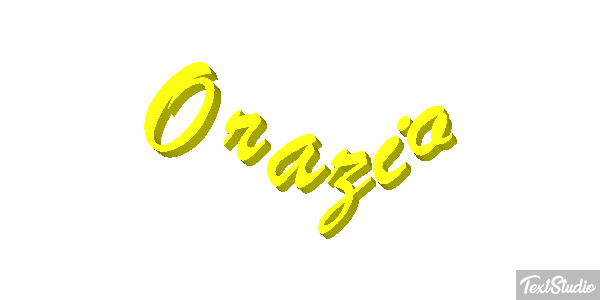 Orazio Tekst effect
