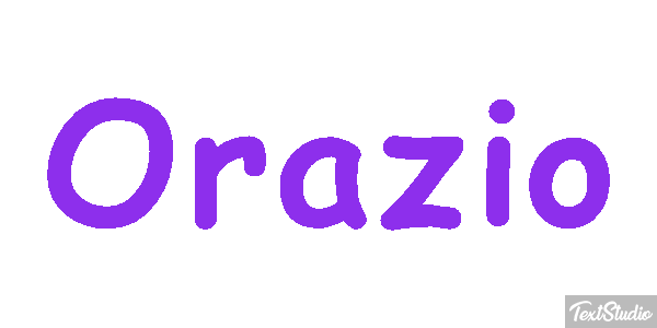Orazio Tekst effect
