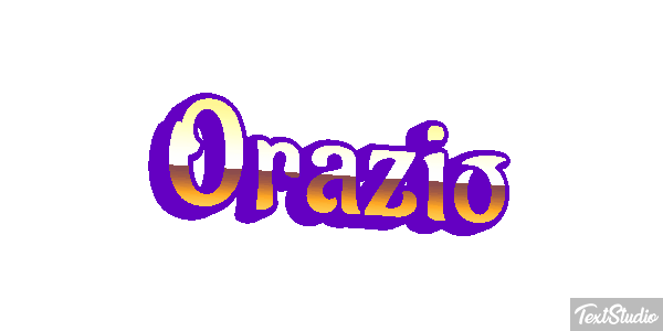 Orazio Tekst effect