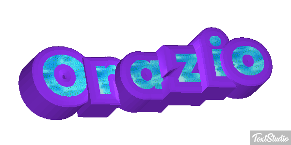 Orazio Tekst effect