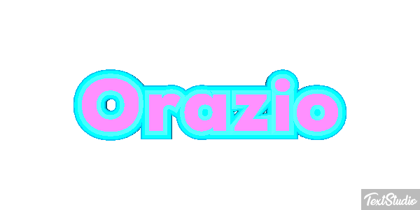 Orazio Tekst effect