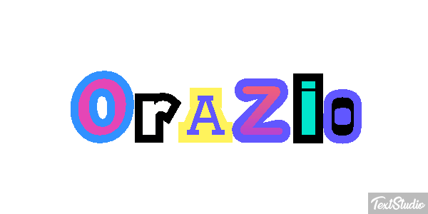 Orazio Tekst effect
