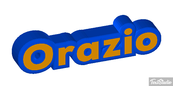 Orazio Tekst effect