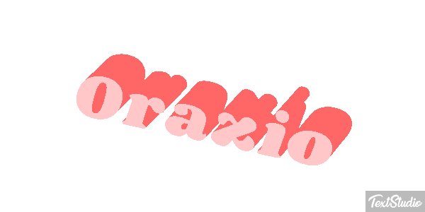 Orazio Tekst effect