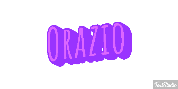 Orazio Tekst effect