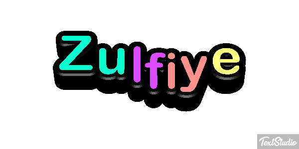 Zülfiye Efecto de texto
