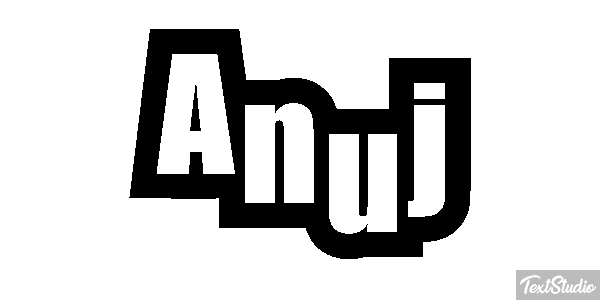 Anuj Text effect