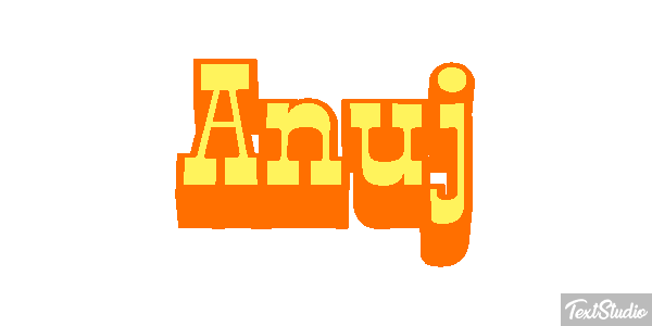 Anuj Text effect