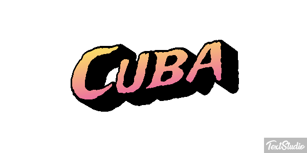 Cuba Text effect