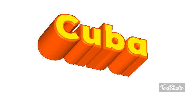 Cuba Text effect