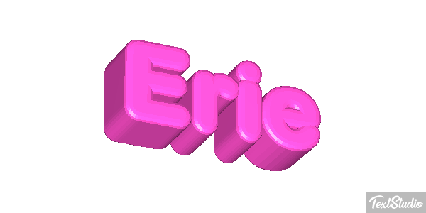Erie Texteffekt