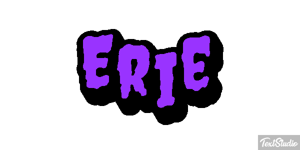 Erie Texteffekt