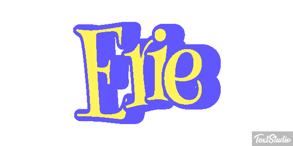 Erie Texteffekt