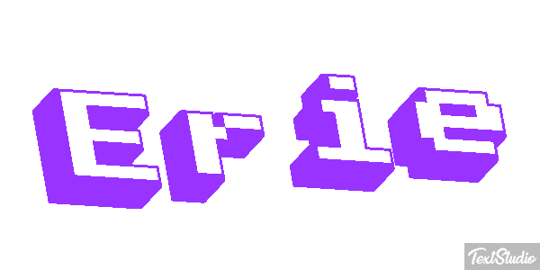 Erie Texteffekt