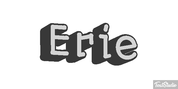 Erie Texteffekt