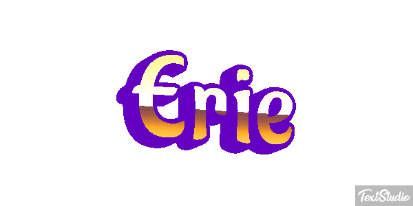 Erie Texteffekt