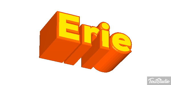 Erie Texteffekt