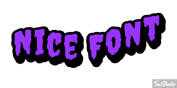 Nice Font Text effect