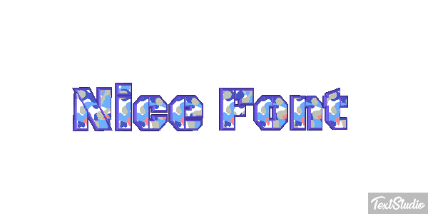 Nice Font Text effect