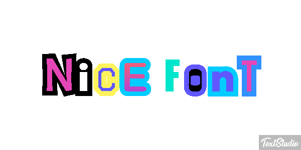 Nice Font Text effect