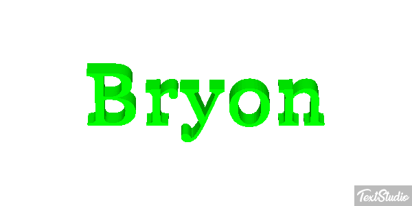 Bryon Tekst effect