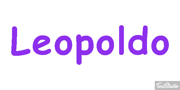 Leopoldo Effetto testo