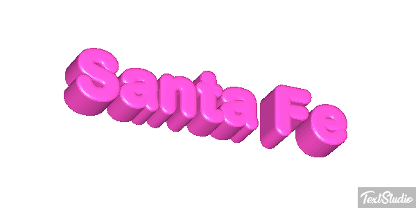 Santa Fe Efecto de texto