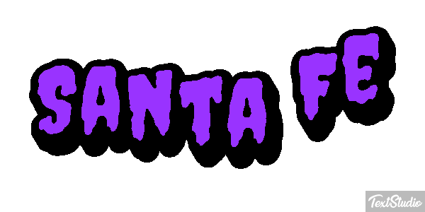 Santa Fe Efecto de texto