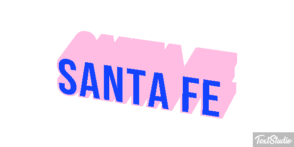 Santa Fe Efecto de texto