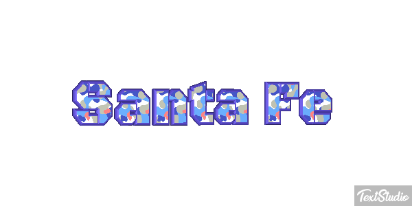 Santa Fe Efecto de texto
