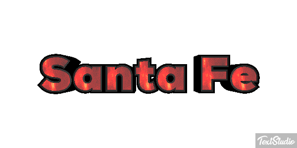 Santa Fe Efecto de texto