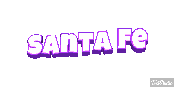 Santa Fe Efecto de texto
