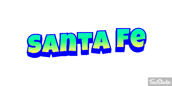Santa Fe Efecto de texto